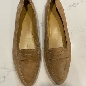 TALBOTS SUEDE DRIVER LOAFERS